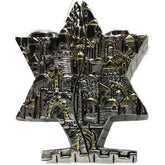 Jerusalem Cityscape Shabbat Candle Holders - Eva Essentials