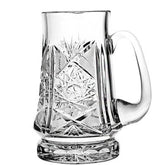 Neman Glassworks Crystal Cut High - End Beer Glass Made in Belarus - Eva Essentials