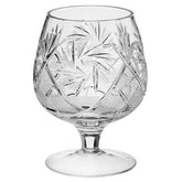 Neman Glassworks High - End Mill Crystal Cut Cognac or Brandy Glass Set of 6 - Eva Essentials