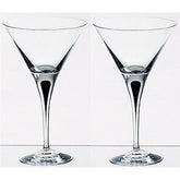 Orrefors Intermezzo, Set of 2 Martini glass, 7 Ounce, Clear - Eva Essentials