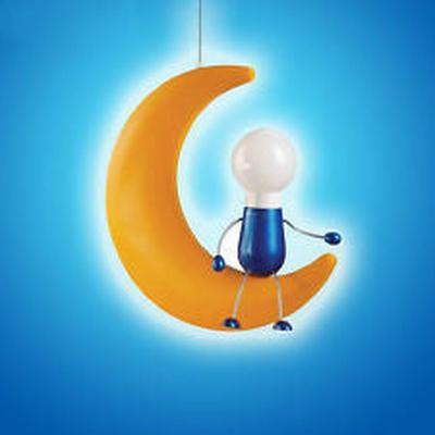 Philips KidsPlace Lighting - 400923448 - Lunardo 1 - Light Pendant Lamp in Multi finish - Eva Essentials