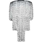PLC Lighting 34106 PC Polished Chrome Six Light Chandelier from the Cyclops Collection - Eva Essentials