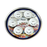 Porcelain Seder Plate Set of Safed Seder Plate Set 7 pieces Limited Edition Made in Israel - Eva Essentials