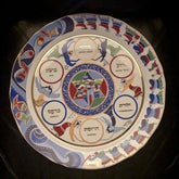 RAPHAEL ABECASSIS Passover Seder Plate Limited Edition Signed - Eva Essentials