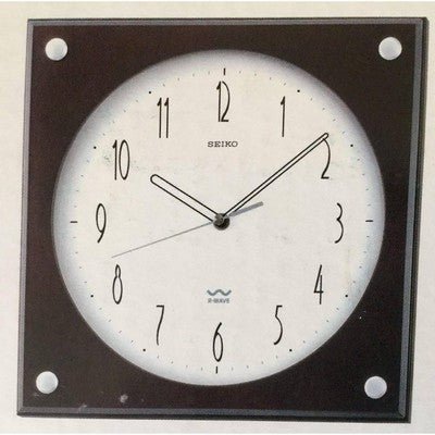 Seiko R - Wave Wall Clock QXR115BL - Eva Essentials