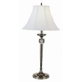 Silver and Crystal Table Lamp CTL - 336 - Eva Essentials