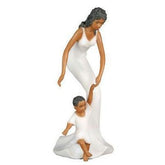 Stunning Ceramic figurine of Mother ' Love and her young boy - Eva Essentials