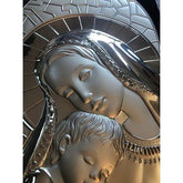 Wall Decor Argenti Preziosi Madonna with Child 20" x 8" Made in Italy - Eva Essentials