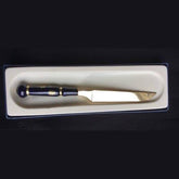Weimer Porcelain Blue and Gold Knife - Wellner Auer Bestecke Made in Germany Serveware - Eva Essentials