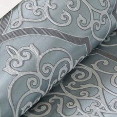12 Piece Comforter Set With Cotton Bed Sheets Blue King - Eva Essentials