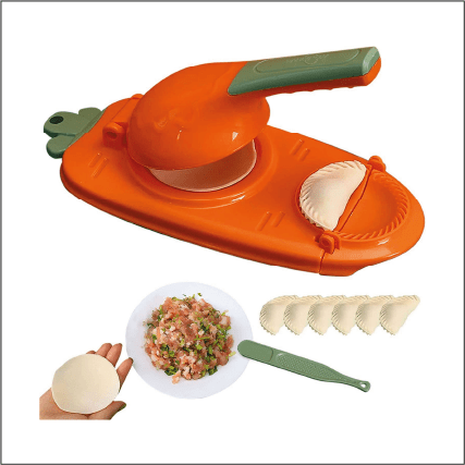 2 - in - 1 Manual Dough Press. Dumpling Empanada Pastries Maker - Eva Essentials