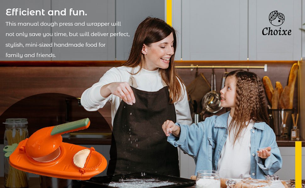 2 - in - 1 Manual Dough Press. Dumpling Empanada Pastries Maker. - Eva Essentials