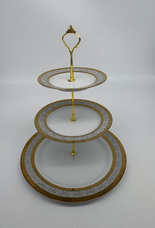 3 Tier Dessert Porcelain Set - Eva Essentials
