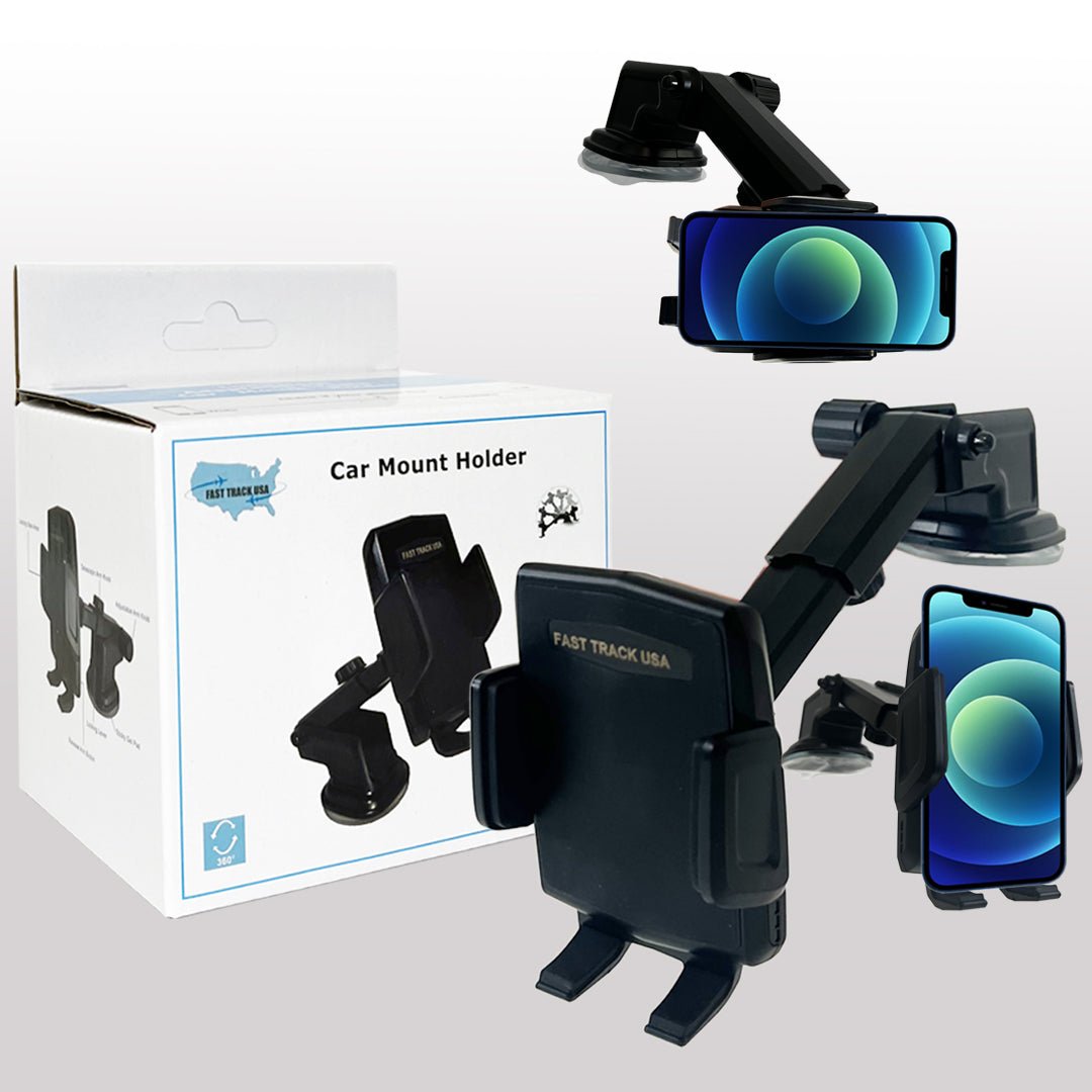 360 Car Phone Mount Holder with Adaptable Cradle 2.0 - Eva Essentials