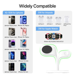 5 - in - 1 Magnetic Real Wireless Desktop Fast Charging Station For Multiple Devices - Eva Essentials