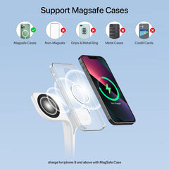 5 - in - 1 Magnetic Real Wireless Desktop Fast Charging Station For Multiple Devices - Eva Essentials