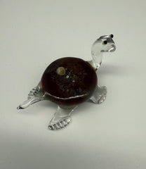 Turtle Glass Figurine