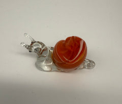 Snail Glass Figurine