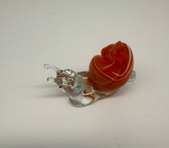 Snail Glass Figurine