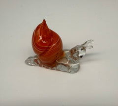 Snail Glass Figurine