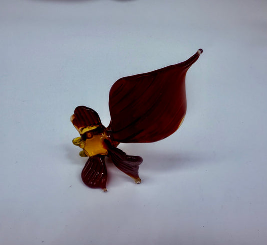 Wine Golden Glass Figurine
