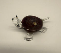 Turtle Glass Figurine