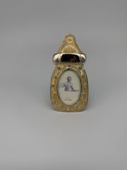 Gold Enameled Baby Bottle Picture Frame 2" x 3"