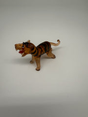 Tiger Glass Figurine