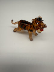 Tiger Glass Figurine