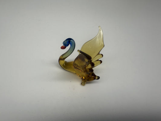 Swan Glass Figurine