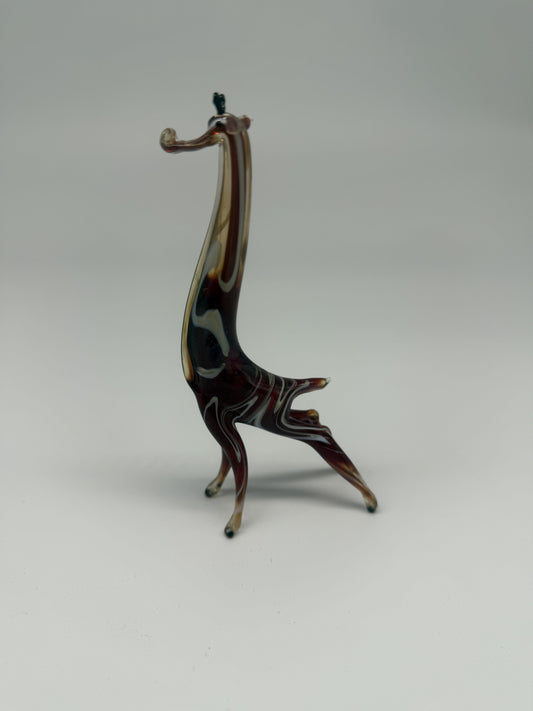 Giraffe Glass Figurine