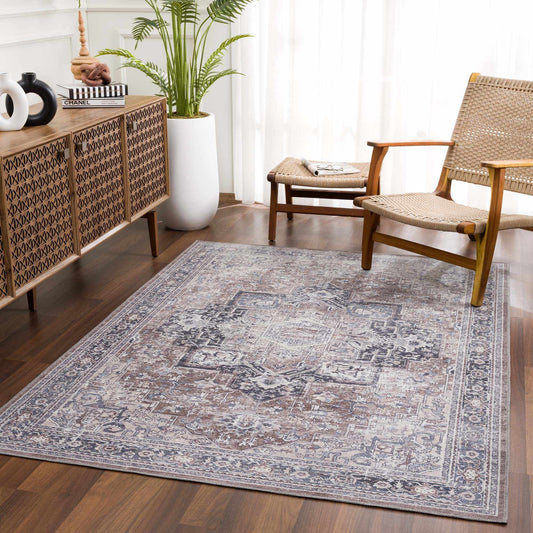 Abner Washable Area Rug - Eva Essentials