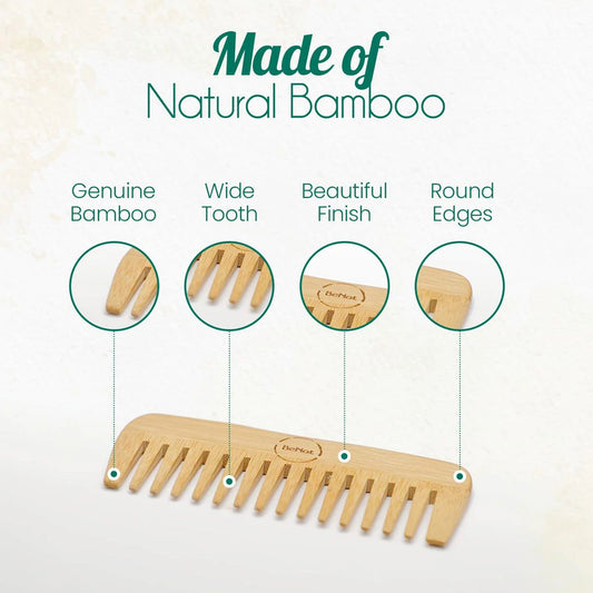 All - Natural Bamboo Comb - Eva Essentials