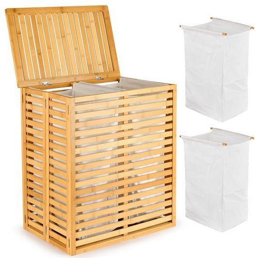 Bamboo Laundry Hamper - Eva Essentials