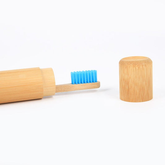 Bamboo Toothbrush with soft - bristle bamboo fibre - Eva Essentials