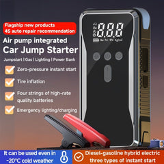 Car Battery Starter With Air Compressor 12V 4000A Car Battery Starter Digital Tire Inflator - Eva Essentials