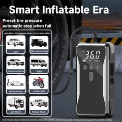 Car Battery Starter With Air Compressor 12V 4000A Car Battery Starter Digital Tire Inflator - Eva Essentials