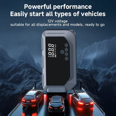 Car Battery Starter With Air Compressor 150PSI With Digital Tire Inflator 12V Car Battery - Eva Essentials