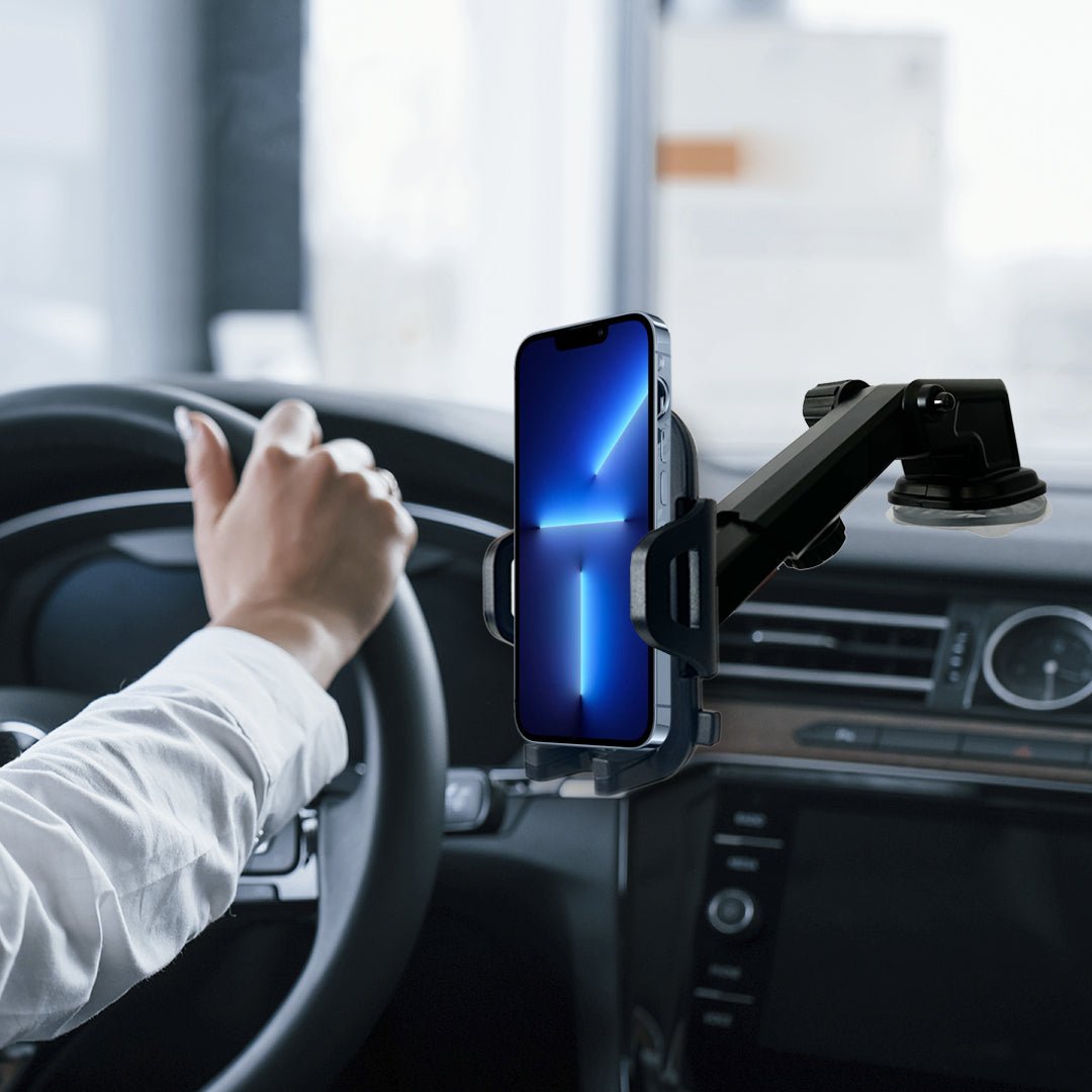 Car Phone Mount Holder with Adaptable Cradle Adjustable Long Neck - Eva Essentials