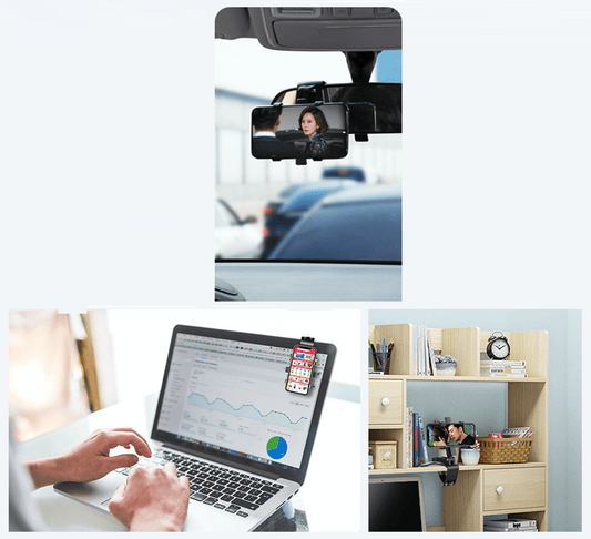 Car Phone Mount Holder with Adjustable Bracket - Eva Essentials