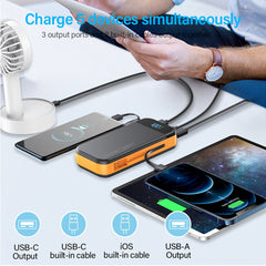 Comes With A 2 - wire Digital Display Super Fast Charging Power Bank - Eva Essentials