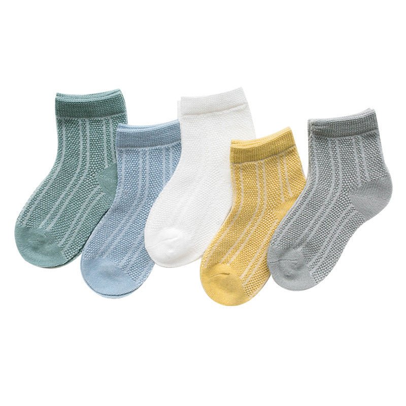 Cotton breathable male and female baby socks - Eva Essentials