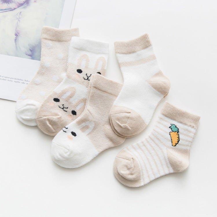 Cotton breathable male and female baby socks - Eva Essentials