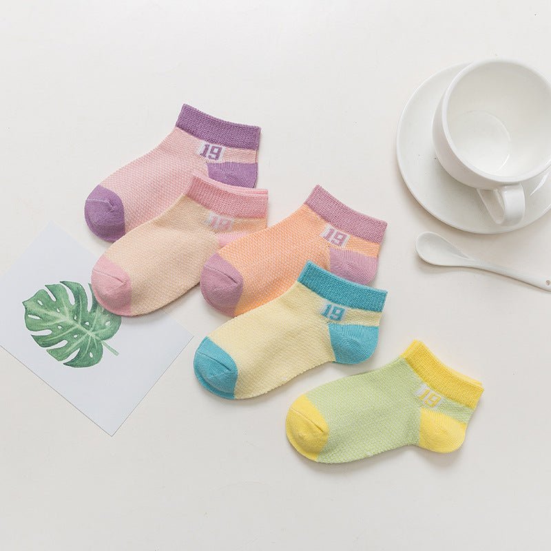 Cotton breathable male and female baby socks - Eva Essentials