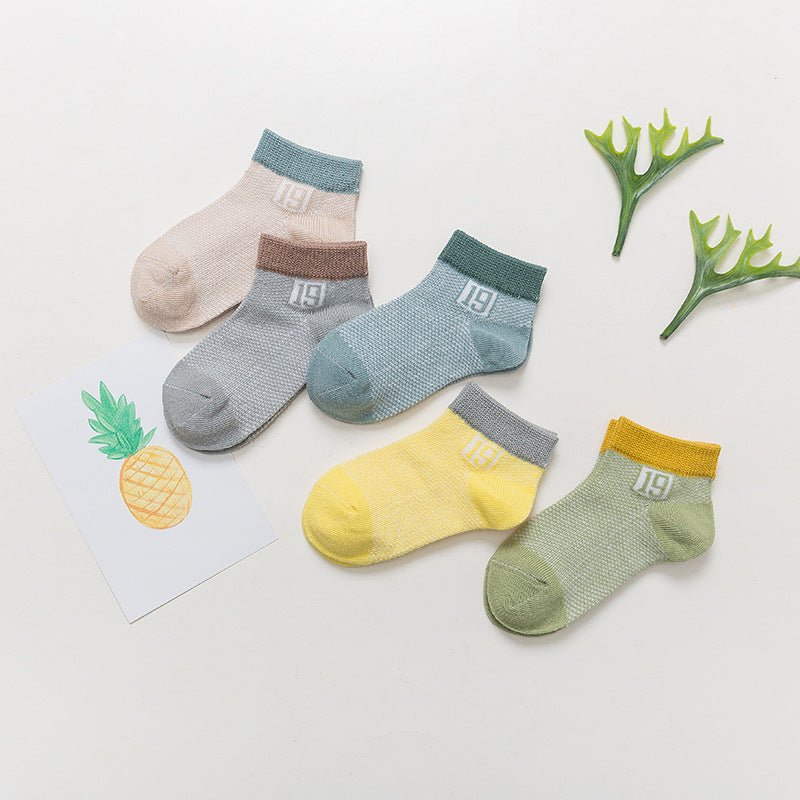 Cotton breathable male and female baby socks - Eva Essentials