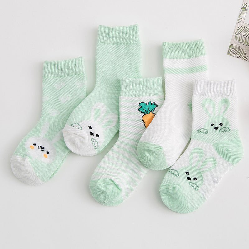 Cotton breathable male and female baby socks - Eva Essentials