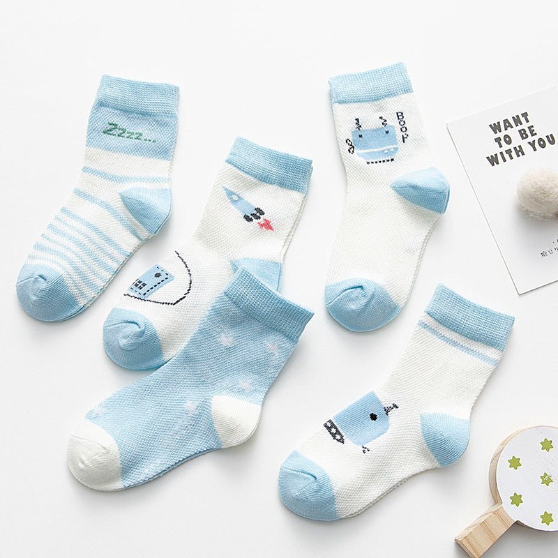 Cotton breathable male and female baby socks - Eva Essentials