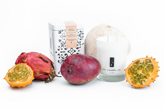 Create - Coconut and Tropical Fruits Soy Candle - Eva Essentials