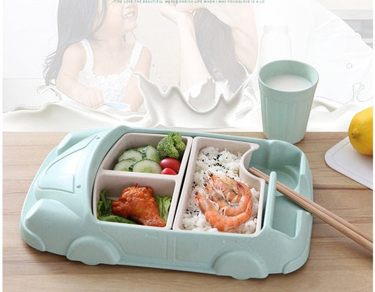 Creative bamboo fiber children tableware - Eva Essentials