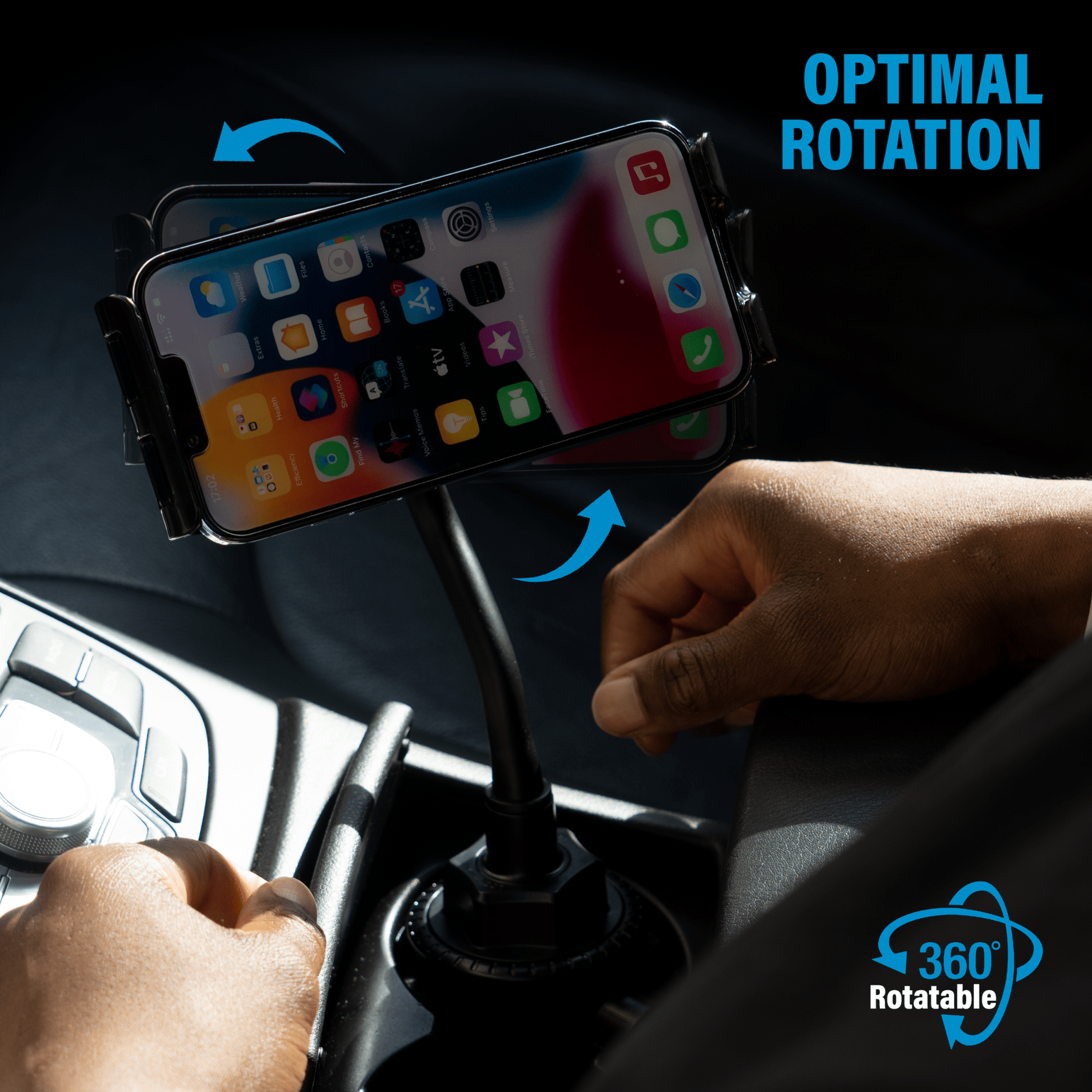Cup Car Mount Holder 2 - In - 1 Tablet and Smartphone - Eva Essentials